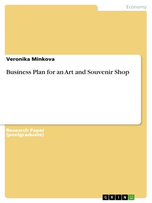 cover image of Business Plan for an Art and Souvenir Shop